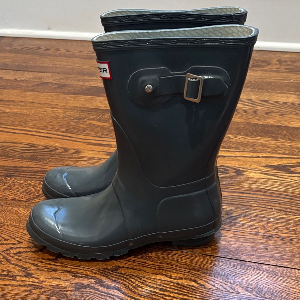 Hunter Charcoal Waterproof Boots - Picture 3 of 5
